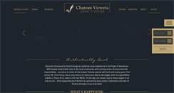 Desktop Screenshot of chateauvictoria.com