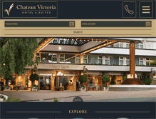 Tablet Screenshot of chateauvictoria.com